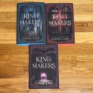 King Makers 1-3 Book Set by Sophie Lark sprayed edges